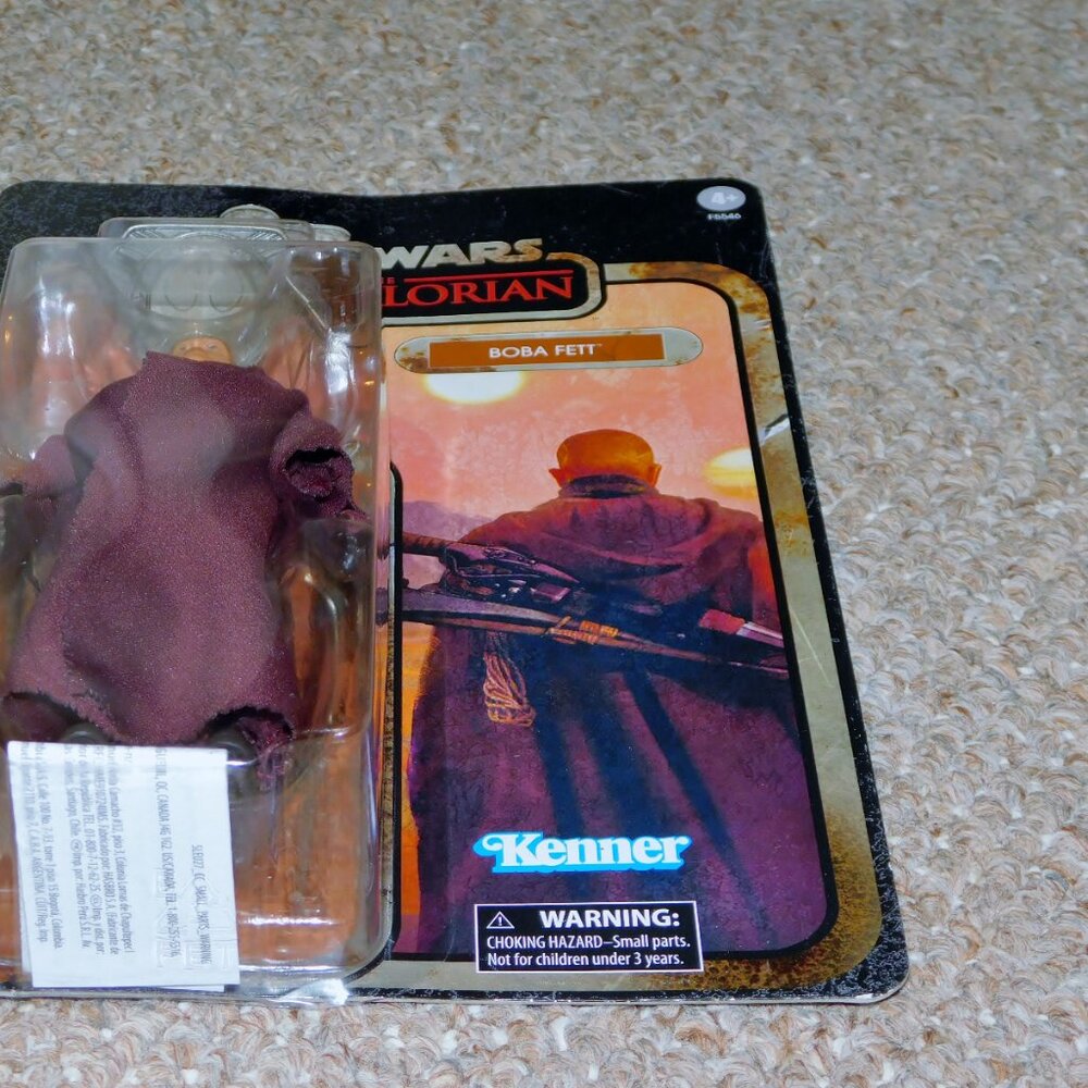 Hasbro Star Wars Mandalorian 6" Black Series Credit Collection Boba Fett MOC New - Picture 8 of 11